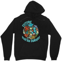 Future Marine Biologist Ocean Life Drawing Whale Octopus Unisex Hoodie | Artistshot