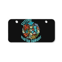 Future Marine Biologist Ocean Life Drawing Whale Octopus Bicycle License Plate | Artistshot