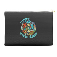 Future Marine Biologist Ocean Life Drawing Whale Octopus Accessory Pouches | Artistshot