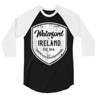 Gaa Waterford, Ireland, Eire Gift, Irish Heritage Souvenir 3/4 Sleeve Shirt | Artistshot