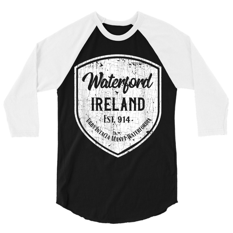 Gaa Waterford, Ireland, Eire Gift, Irish Heritage Souvenir 3/4 Sleeve Shirt | Artistshot