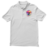 Girls Rainbow Gymnastics Female Gymnast Silhouette Handstand T Shirt Men's Polo Shirt | Artistshot