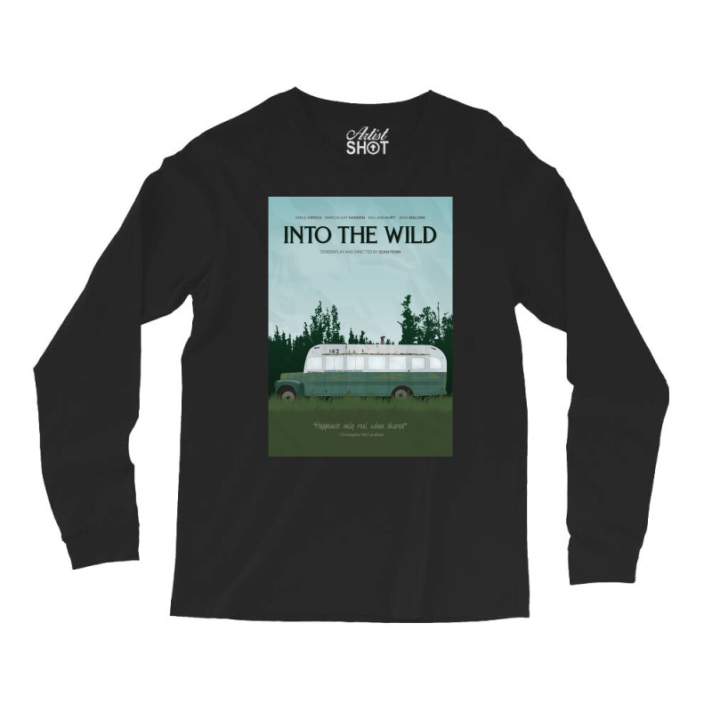 Into The Wild - Magic Bus Long Sleeve Shirts | Artistshot