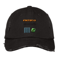 Fight Climate Change Before Biters Fight You! Factorio Vintage Cap | Artistshot