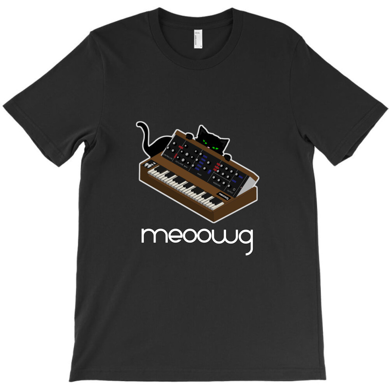 Synthesizer Cat Meow T-shirt | Artistshot