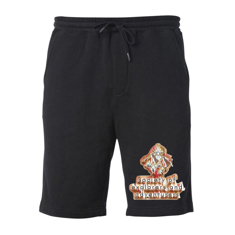 Society Of Explorers And Adventurers  (3) Fleece Short by cm-arts | Artistshot