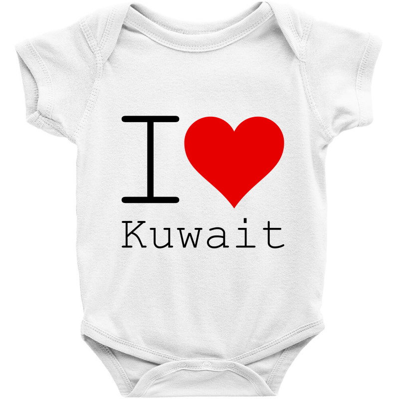 I Love Kuwait Baby Bodysuit by Perfect Designers | Artistshot