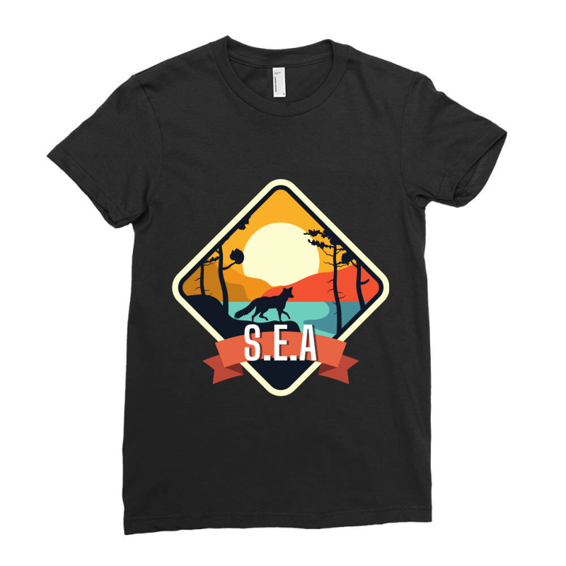 Society Of Explorers And Adventurers Active Ladies Fitted T-Shirt by cm-arts | Artistshot