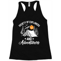 Society Of Explorers And Adventurers Dark Racerback Tank | Artistshot