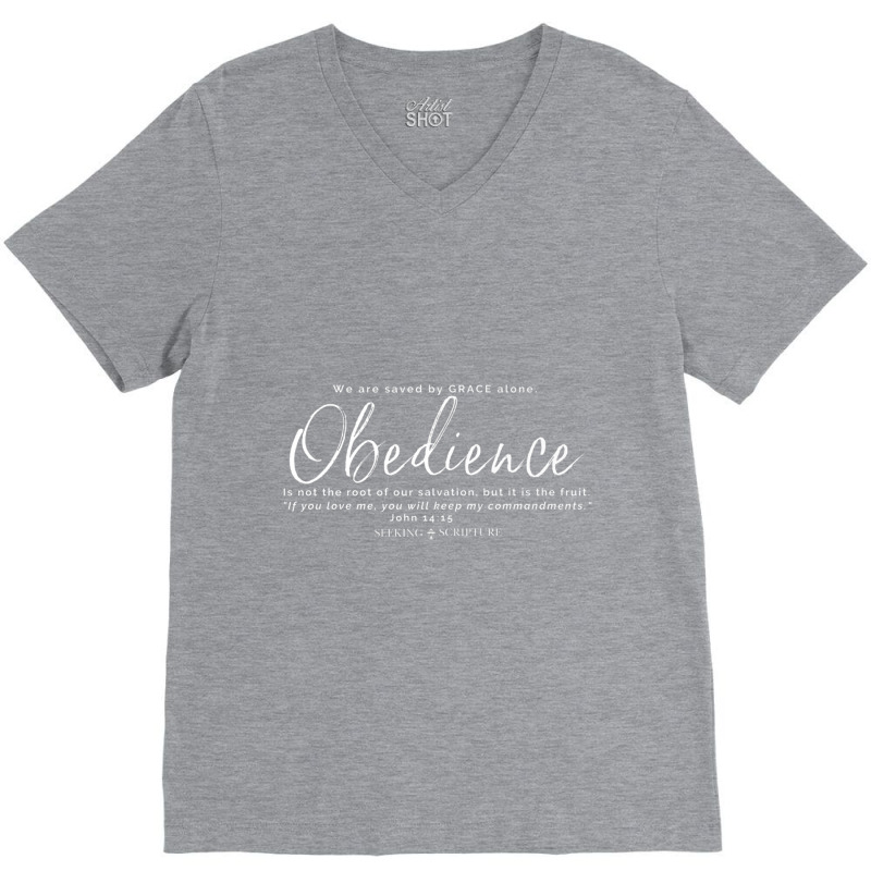 Obedience Is The Fruit Premium V-neck Tee | Artistshot