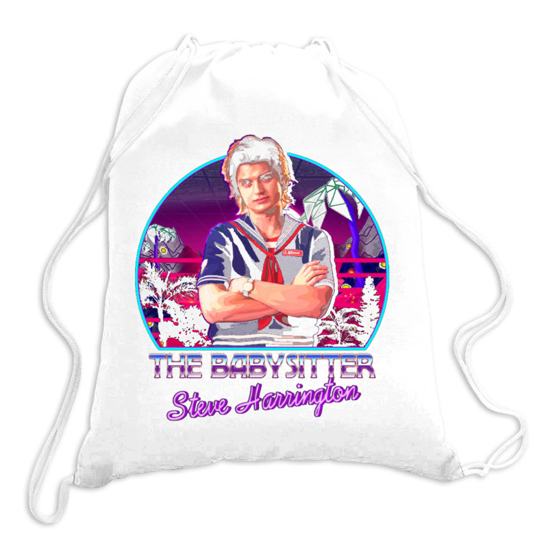 The Babysitter Steve Harrington Drawstring Bags | Artistshot