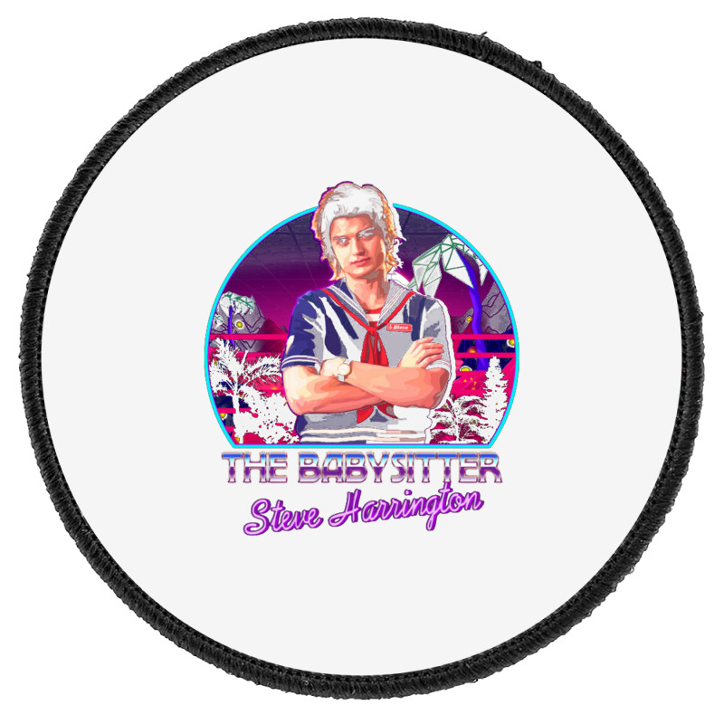 The Babysitter Steve Harrington Round Patch | Artistshot