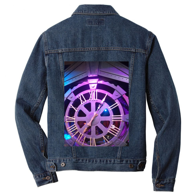 Steampunk Time Men Denim Jacket by cm-arts | Artistshot