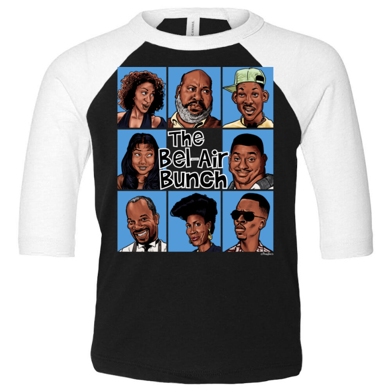 The Bel-air Bunch Toddler 3/4 Sleeve Tee by cm-arts | Artistshot