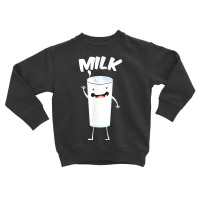 Milk Glass Halloween Costume Smiling Pun Funny Gift T Shirt Toddler Sweatshirt | Artistshot