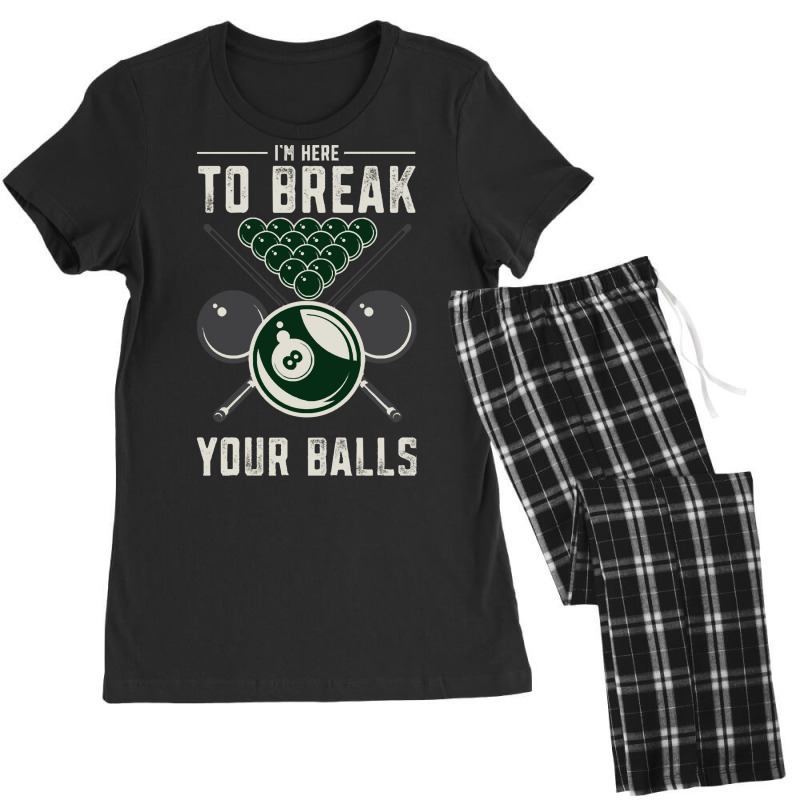 Billiards T  Shirt Billiards Pool Snooker Cue Billiards Player T  Shir Women's Pajamas Set by whistlerobust | Artistshot