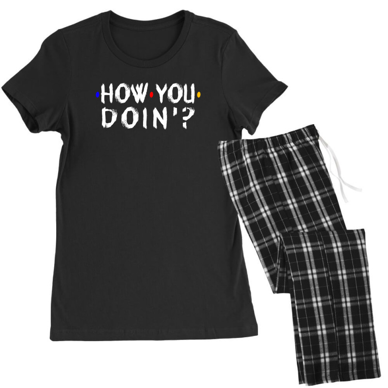 How You Doin For Dark Women's Pajamas Set by autlu2024 | Artistshot