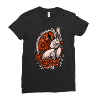 Mecha Rabbit, Mecha Rabbit Art, Mecha Rabbit Painting, Mecha Rabbit Vi Ladies Fitted T-shirt | Artistshot