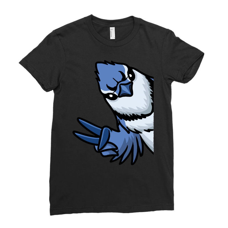 Bird Expert T  Shirt Blue Jay Bird Cyanocitta Cristata T  Shirt Ladies Fitted T-Shirt by whistlerobust | Artistshot