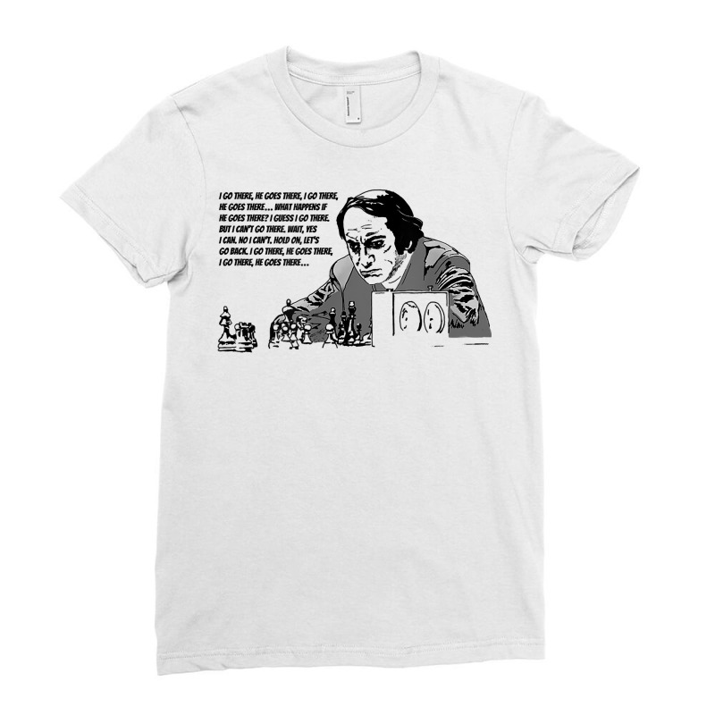 Mikhail Tal World Chess Champion Grandmaster T Shirt Ladies Fitted T-shirt | Artistshot