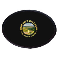 Hadrian's Wall Path (rd) Oval Patch | Artistshot