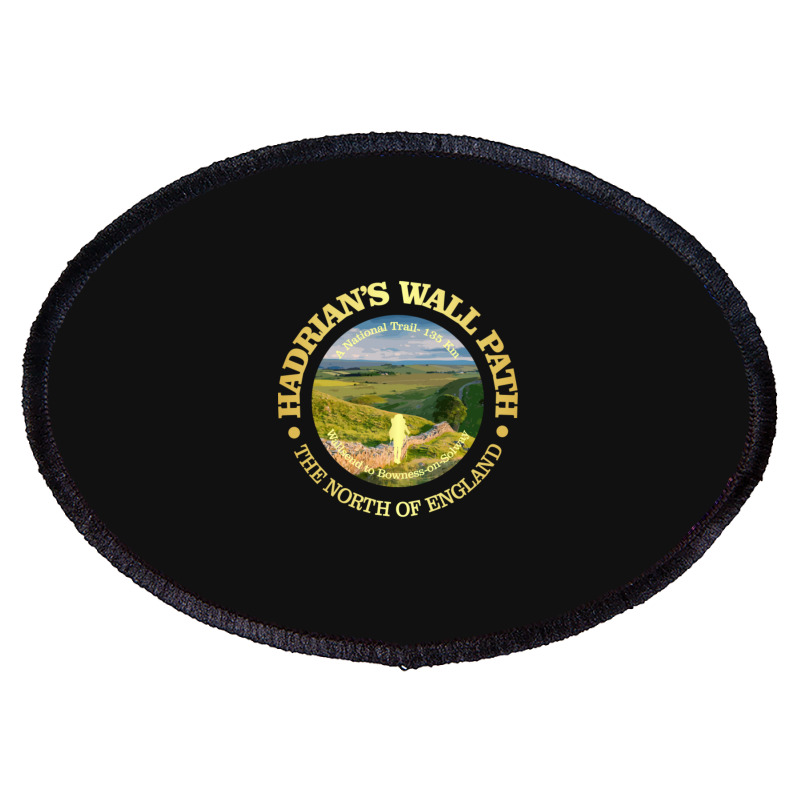 Hadrian's Wall Path (rd) Oval Patch | Artistshot