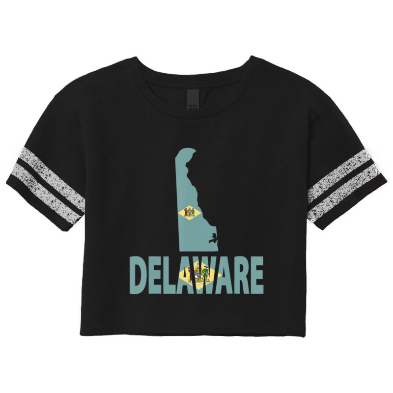 Vintage Delaware State I Love Delaware Home State Scorecard Crop Tee | Artistshot