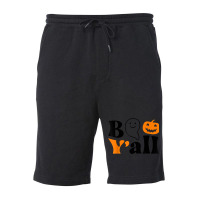 Boo Y'all Cute Ghost Boo Squad Spooky Season Halloween Fleece Short | Artistshot