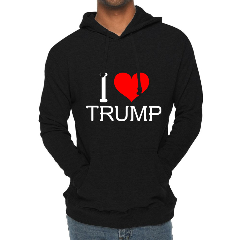 I Love Trump Lightweight Hoodie | Artistshot