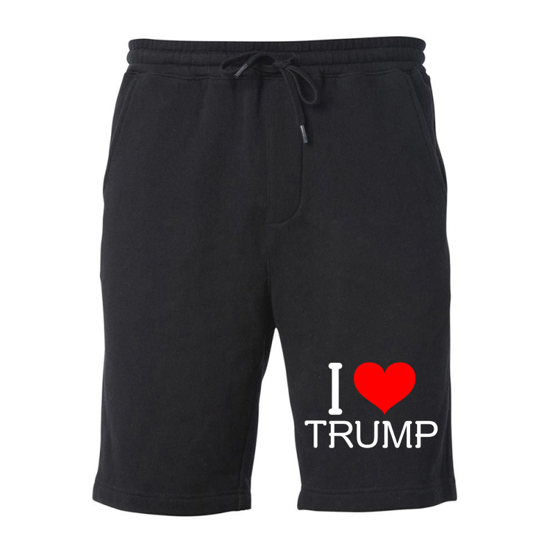 I Love Trump Fleece Short | Artistshot