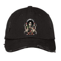 Hecate Triple Moon Goddess, Hecate Triple Moon Goddess Art, Hecate Tri Vintage Cap | Artistshot