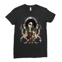 Hecate Triple Moon Goddess, Hecate Triple Moon Goddess Art, Hecate Tri Ladies Fitted T-shirt | Artistshot