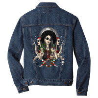 Hecate Triple Moon Goddess, Hecate Triple Moon Goddess Art, Hecate Tri Men Denim Jacket | Artistshot