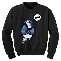 Blue Jay Bird T  Shirt Blue Jay Bird Cyanocitta Cristata T  Shirt (1) Youth Sweatshirt | Artistshot