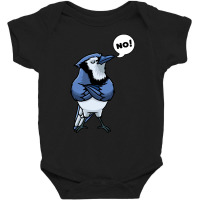 Blue Jay Bird T  Shirt Blue Jay Bird Cyanocitta Cristata T  Shirt (1) Baby Bodysuit | Artistshot