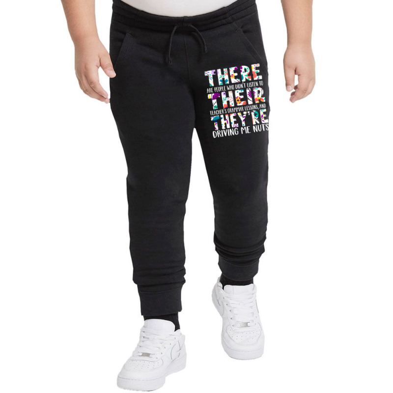 There Their They're Shirt Grammar Teacher, There Their They're Shirt G Youth Jogger by SHYYTTR567 | Artistshot