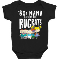 Mademark X Rugrats 80s Mama Raising Her Rugrats Full Gang Baby Bodysuit | Artistshot