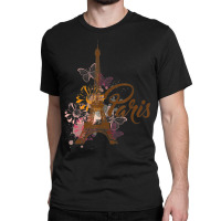 Vintage Paris I Love Travel Wanderlust Eiffel Tower Classic T-shirt | Artistshot