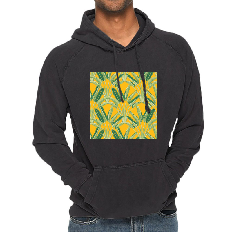 Magnolia Yellow Travellers Palm Vintage Hoodie by Kemriban527 | Artistshot