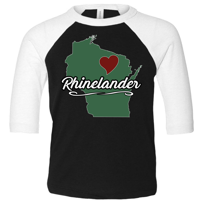 Rhinelander Wisconsin  Wi Usa City State Souvenir   Graphic Pullover H Toddler 3/4 Sleeve Tee | Artistshot