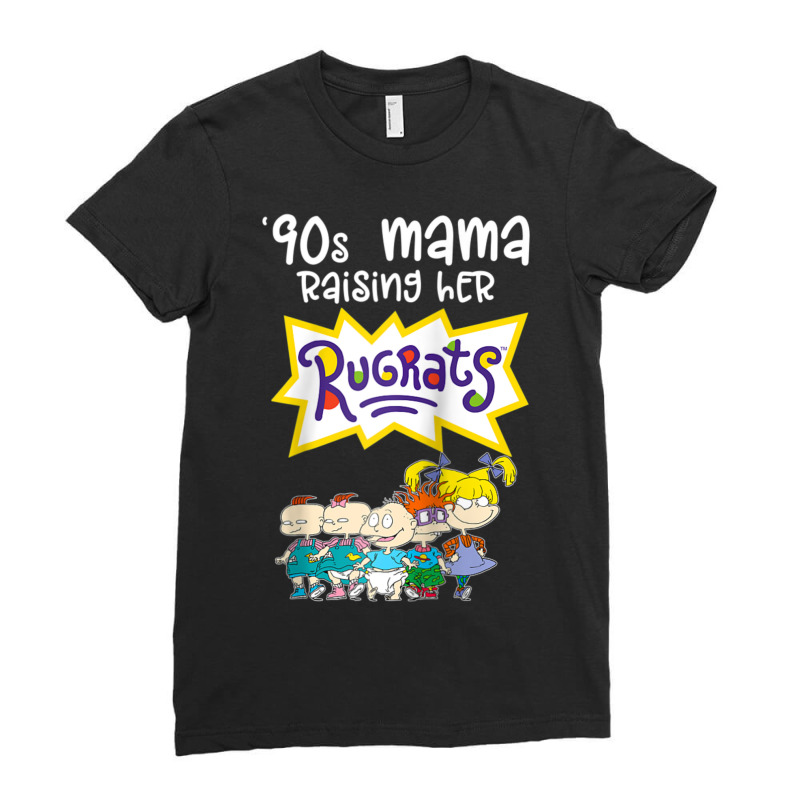 Mademark X Rugrats 90s Mama Raising Her Rugrats Full Gang Ladies Fitted T-Shirt by Kandurip541 | Artistshot