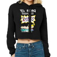 Mademark X Rugrats 90s Mama Raising Her Rugrats Full Gang Cropped Hoodie | Artistshot