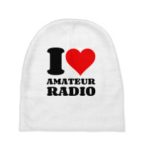 I Love Amateur Radio Baby Beanies | Artistshot