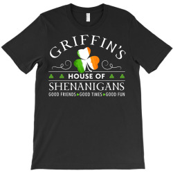 griffin shirt house of shenanigans st patricks day t shirt T-Shirt | Artistshot
