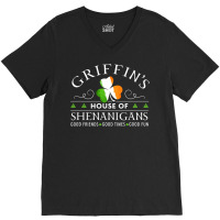 Griffin Shirt House Of Shenanigans St Patricks Day T Shirt V-neck Tee | Artistshot