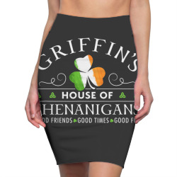 griffin shirt house of shenanigans st patricks day t shirt Pencil Skirts | Artistshot