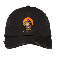 Halloween Happy Meow Lo Ween Maine Coon Vintage Cap | Artistshot