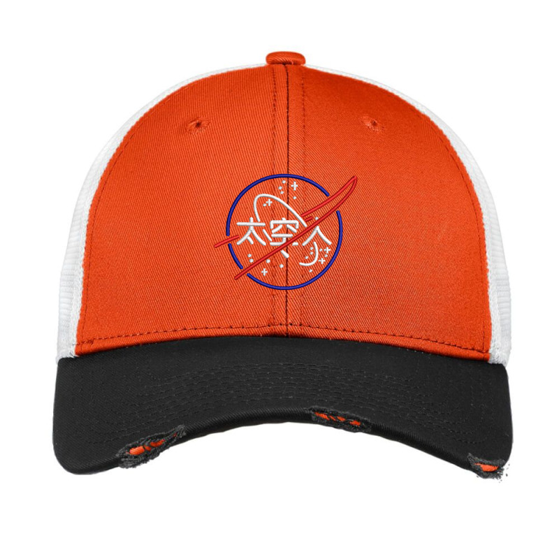 Custom Houston Astros Vintage Orange Mesh Trucker SnapBack Hat Cap