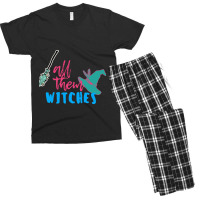 Rainbow Girls Boys First Day Of All Them Witches Broom Stars And Hats  Men's T-shirt Pajama Set | Artistshot