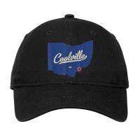 Coolville Ohio Oh Map Adjustable Cap | Artistshot